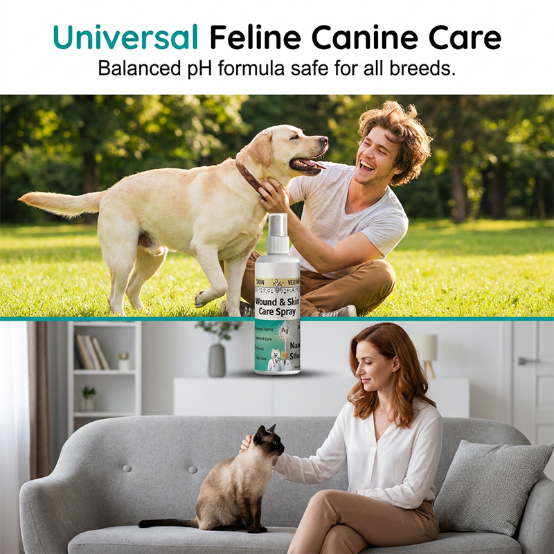 Pet Wound and Skin Care Spray for Dogs and Cats 100ml
