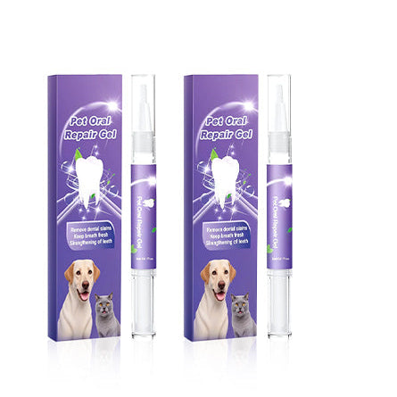 🔥 LAST DAY -BUY 1 GET 1 FREE 🔥 Pet Oral Repair Gel Toothbrush 🐱🐶
