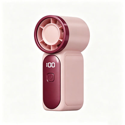 🥳2026 HOT SALE🥳💨❄️ 50% OFF! Turbo Handheld Fan – 16900 RPM, 6 speeds, LED display.  🌬️✨