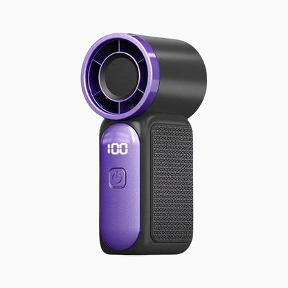 🥳2026 HOT SALE🥳💨❄️ 50% OFF! Turbo Handheld Fan – 16900 RPM, 6 speeds, LED display.  🌬️✨