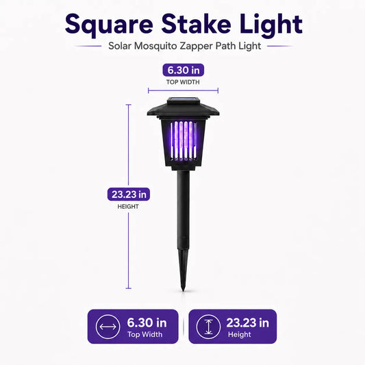 ✨Summer Limited-Time Offer & Limited-Time 50% Off✨🚫🦟Solar Mosquito Zapper Lamp Stake