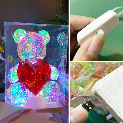 💕Anniversary Special - 50% OFF🎁Colorful Glowing Bear