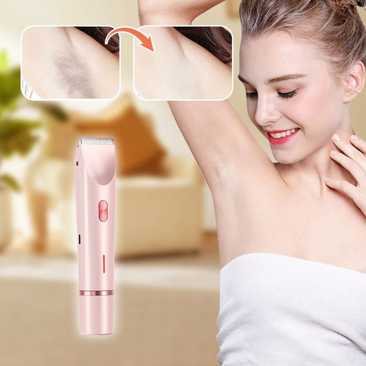 Dual-Head EpilatorIPX7 Waterproof - Hair Removal & Trimming | 21-Day Silky Skin  Cordless Design | Hypoallergenic |