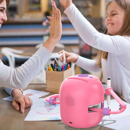 🔥Christmas Limited-Time Offer: 50% OFF!!!🔥Interactive Drawing Robot for Kids with 100 Cards