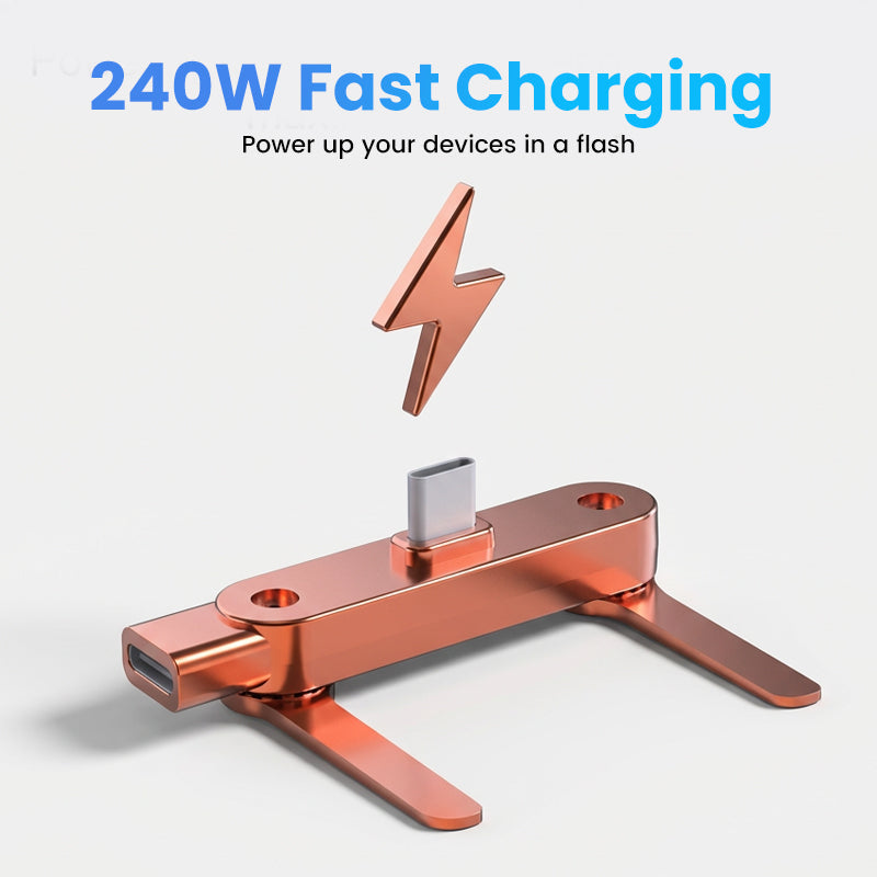 ⏰🔥LIMITED TIME 50% OFF! 🔋 Fast-Charging Adapter with 360° Rotating Phone Mount – Hands-Free, Universal Fit & Compact Design 📱⚡✨
