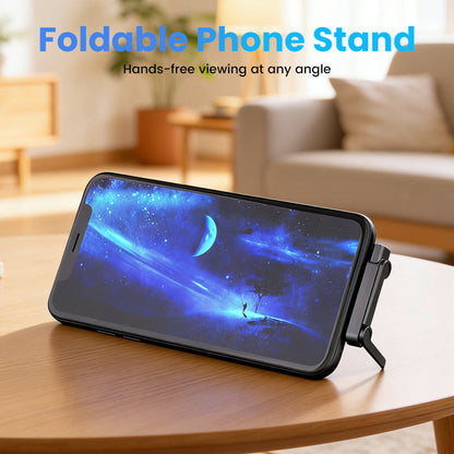 ⏰🔥LIMITED TIME 50% OFF! 🔋 Fast-Charging Adapter with 360° Rotating Phone Mount – Hands-Free, Universal Fit & Compact Design 📱⚡✨