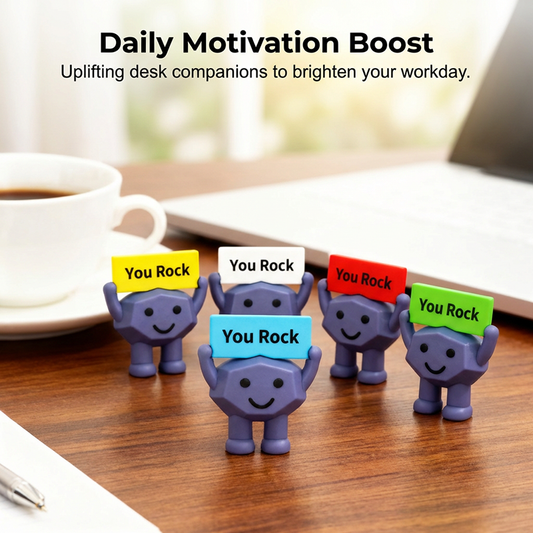 5PCS You Rock Motivational Figurine