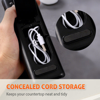 🍳Electric Knife Sharpener with 2-Speed Modes⚡Kitchen Knives Like New – Sharp In Seconds ✨