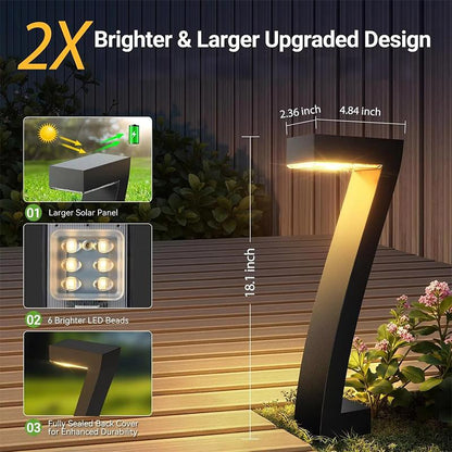 🔆 50% OFF NOW! 💡 Creative Waterproof Solar Path Lights – Modern 7-Shape Design, High-Efficiency Solar & All-Weather Durable ✨