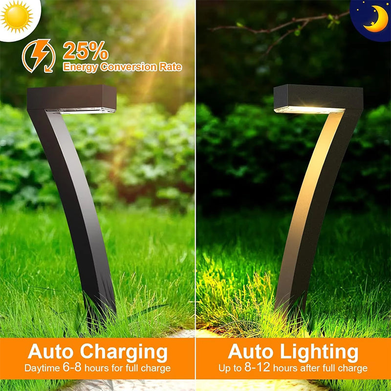 🔆 50% OFF NOW! 💡 Creative Waterproof Solar Path Lights – Modern 7-Shape Design, High-Efficiency Solar & All-Weather Durable ✨