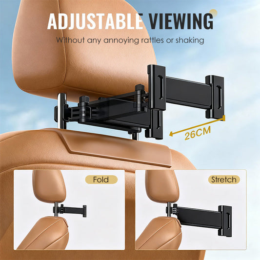 💥Telescopic Car Headrest Holder for Phones & Tablets