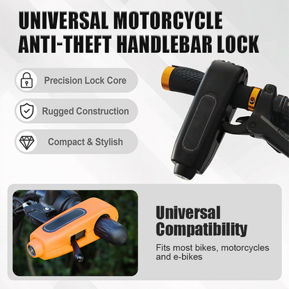💥Hot Sales-49% OFF🔥Universal Motorcycle Anti-Theft Handlebar Lock