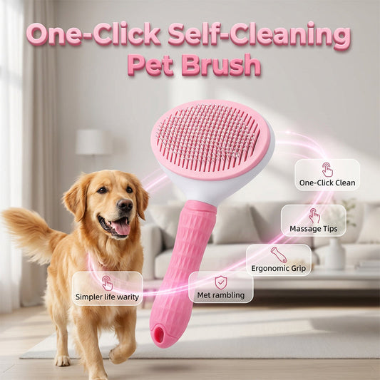 💥Hot Sale 50% OFF🔥Self-Cleaning Slicker Brush for Dogs & Cats