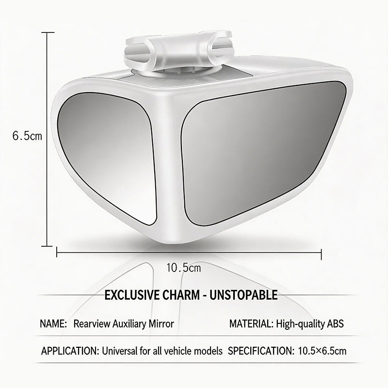 Dual-Lens 360°Adjustable Blind Spot Mirror