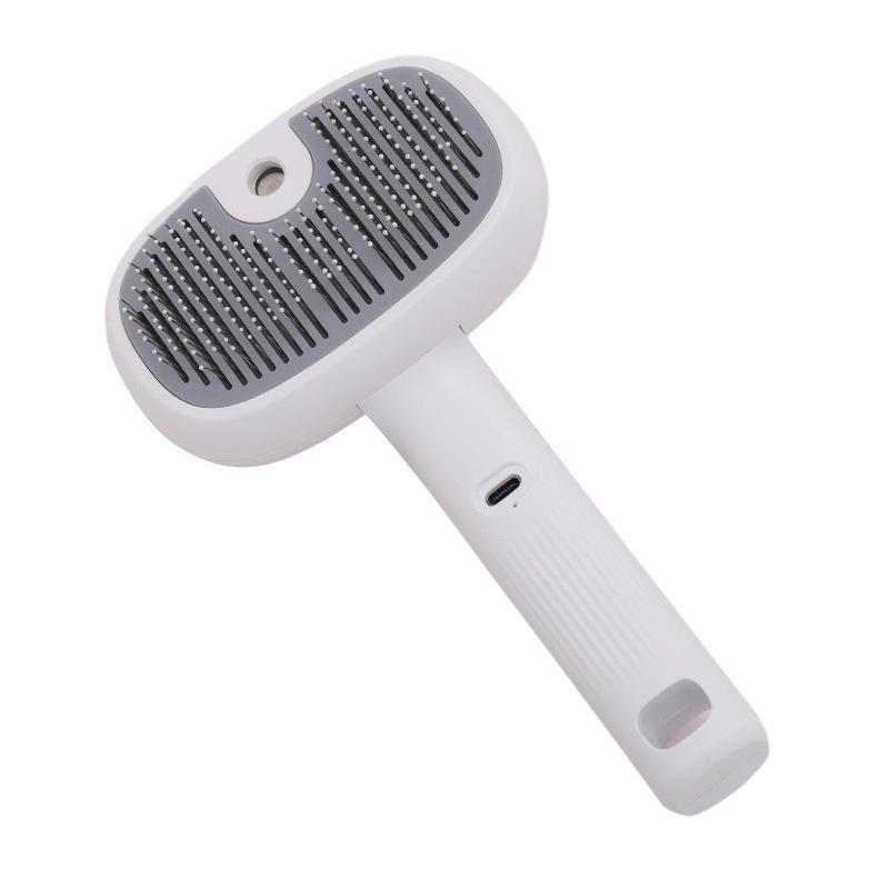 ⏰🔥LIMITED TIME 50% OFF! 🐾 Pet Grooming Brush with Electronic Mist Spray