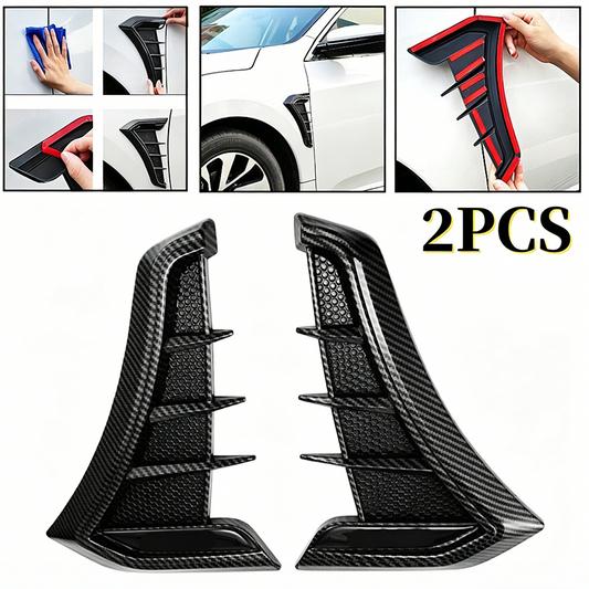 🏎️ 50% OFF NOW!🔥 Car Side Fender Vents Stickers – Sporty Design & Scratch Cover – Universal TPU Decorative Trim ✨