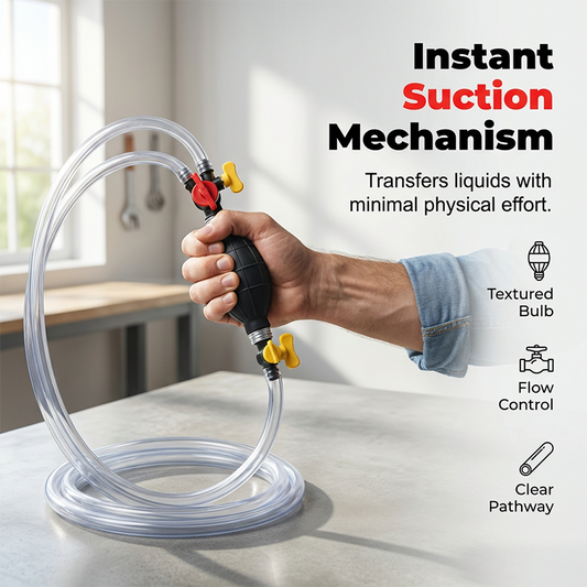 Manual Siphon Pump with High-Flow Valve