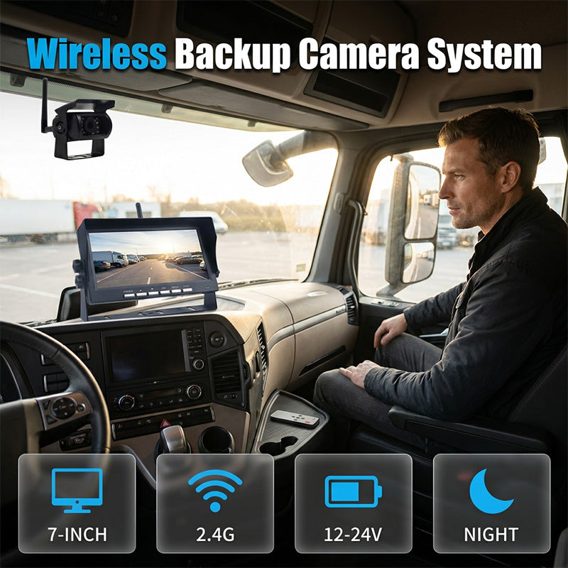 🚗 LIMITED-TIME 50% OFF! ✨ 7-Inch Wireless Backup Camera – HD, Stable Signal, Universal ⏪