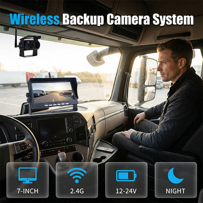 🚗 LIMITED-TIME 50% OFF! ✨ 7-Inch Wireless Backup Camera – HD, Stable Signal, Universal ⏪