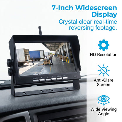 🚗 LIMITED-TIME 50% OFF! ✨ 7-Inch Wireless Backup Camera – HD, Stable Signal, Universal ⏪