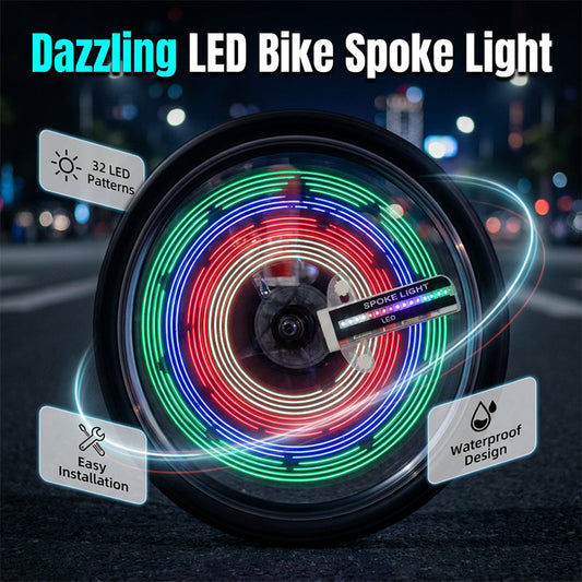 🔥Cutting-edge cycling technology🔥🚲Water-Resistant LED Bicycle Wheel Lights