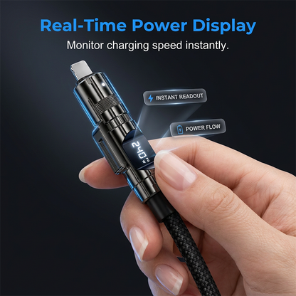 🔥Limited-time offer-Smart Digital Display 4-in-1 Charging Cable