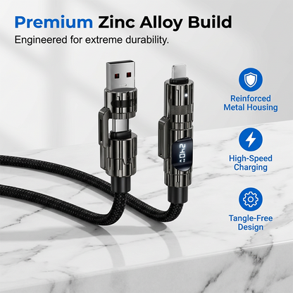 🔥Limited-time offer-Smart Digital Display 4-in-1 Charging Cable