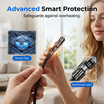 🔥Limited-time offer-Smart Digital Display 4-in-1 Charging Cable