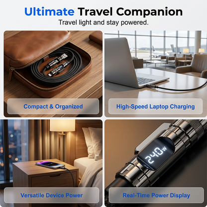 🔥Limited-time offer-Smart Digital Display 4-in-1 Charging Cable
