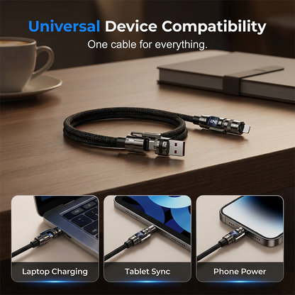 🔥Limited-time offer-Smart Digital Display 4-in-1 Charging Cable