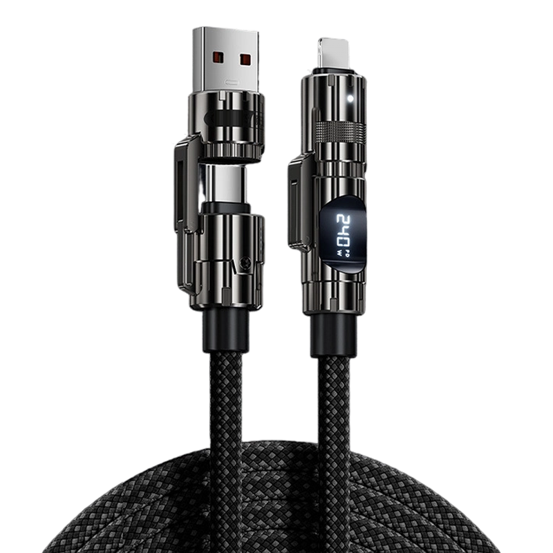 🔥Limited-time offer-Smart Digital Display 4-in-1 Charging Cable