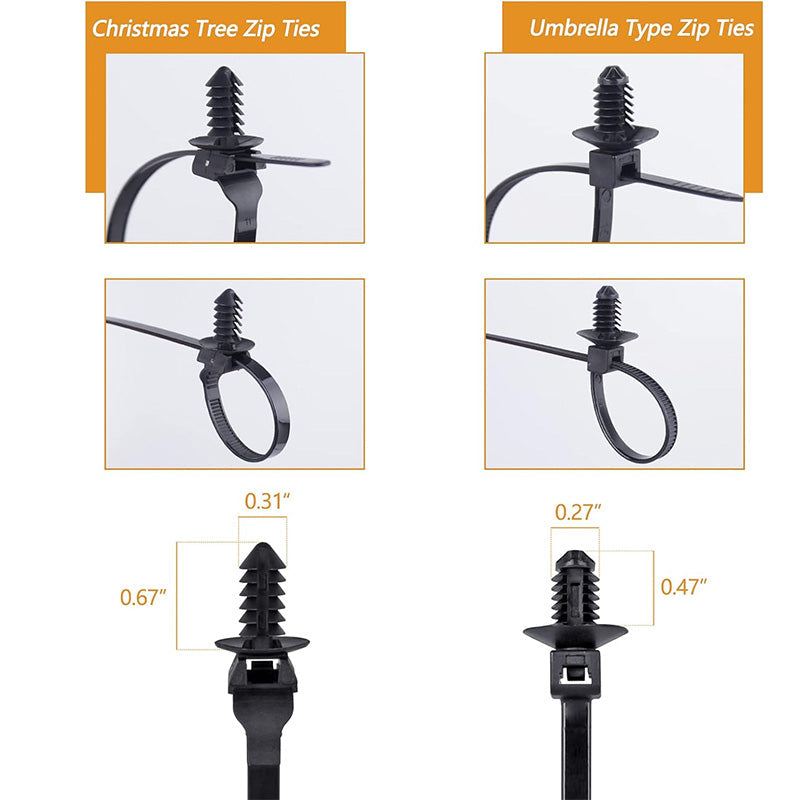 Car Body Wiring Harness Fastener Clips