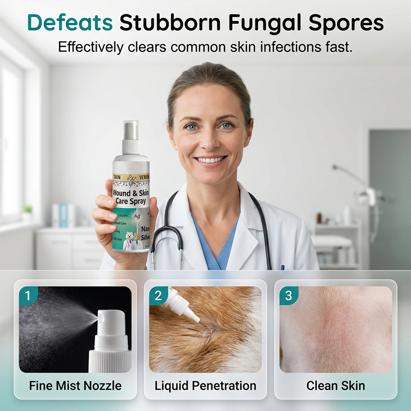 Pet Wound and Skin Care Spray for Dogs and Cats 100ml