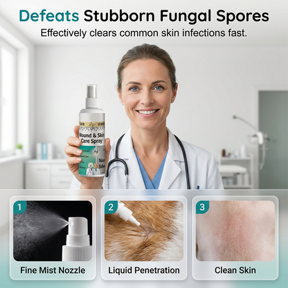 Pet Wound and Skin Care Spray for Dogs and Cats 100ml