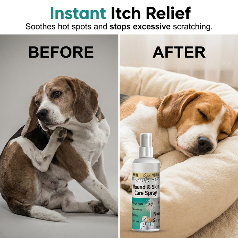 Pet Wound and Skin Care Spray for Dogs and Cats 100ml